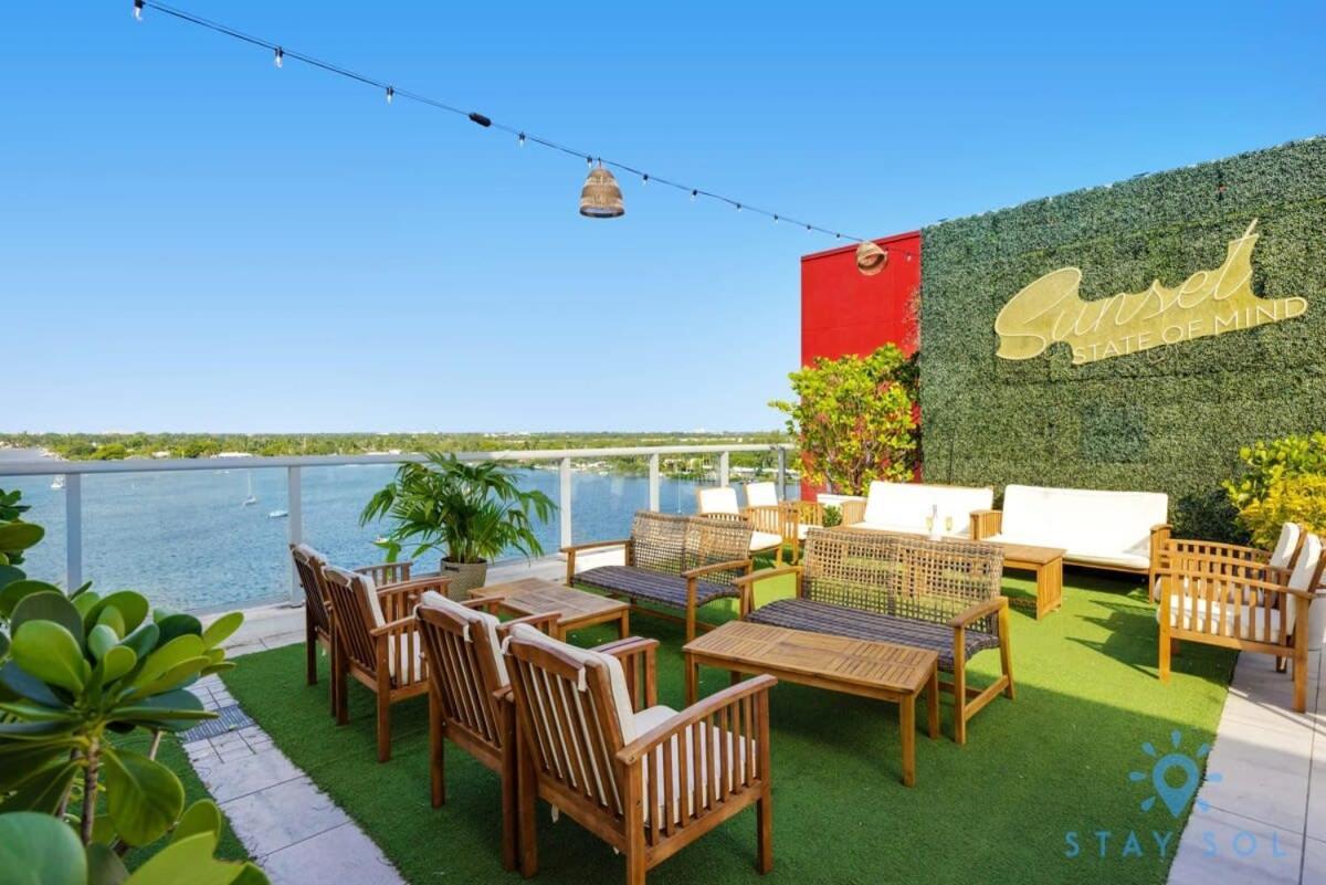 Tropical Oasis - Rooftop Pool- Near Beach - Gym Hollywood Exterior foto