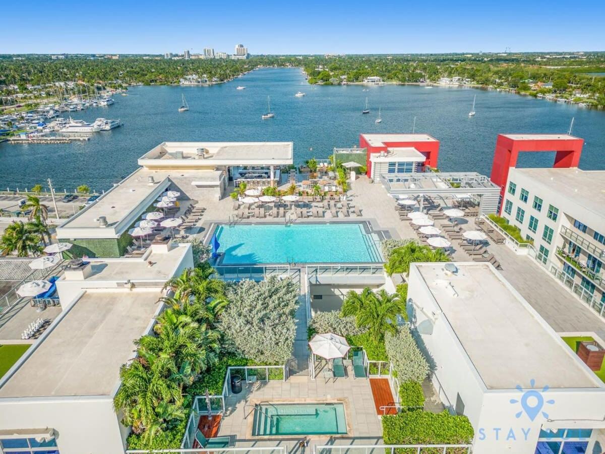 Tropical Oasis - Rooftop Pool- Near Beach - Gym Hollywood Exterior foto