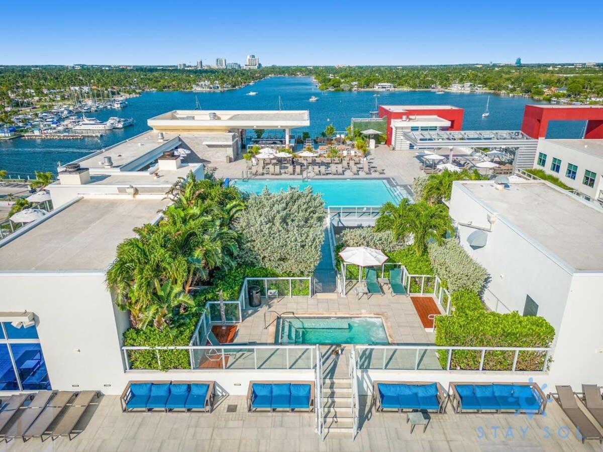 Tropical Oasis - Rooftop Pool- Near Beach - Gym Hollywood Exterior foto