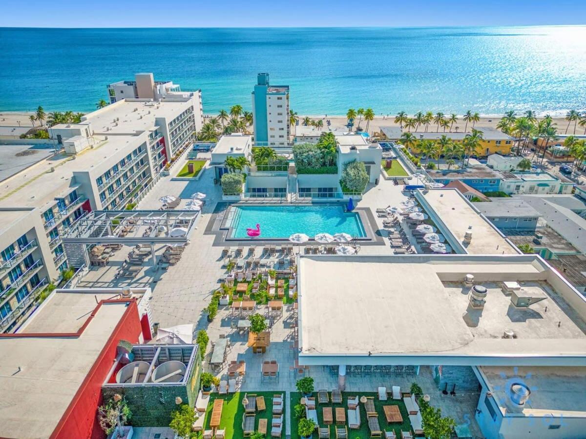Tropical Oasis - Rooftop Pool- Near Beach - Gym Hollywood Exterior foto